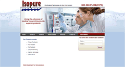 Desktop Screenshot of isopure.com