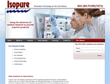 Tablet Screenshot of isopure.com